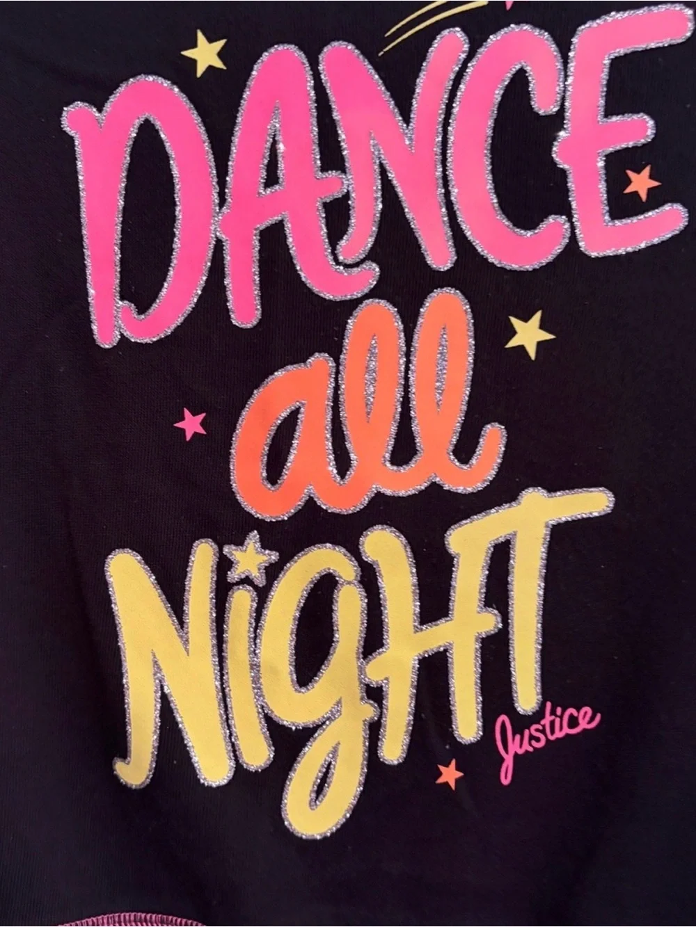 Justice Girls Black Sweatshirt 